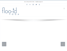 Tablet Screenshot of flooidyoga.com